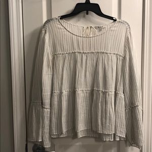 Madewell navy and white top. Size XL